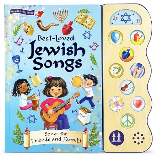 Best-Loved Jewish Songs for Hanukkah, Passover, Shabbat, Rosh Hashanah, Yom Kippur, Sukkot And More. A Children's Sound Book for Kids