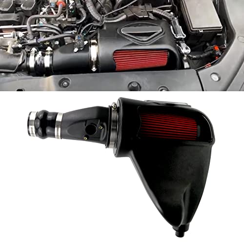 Sporacingrts High Flow Cold Air Intake Pipe Kit With Air Filter Compatible With 2016-2021 Civic 1.5 Turbo 10th
