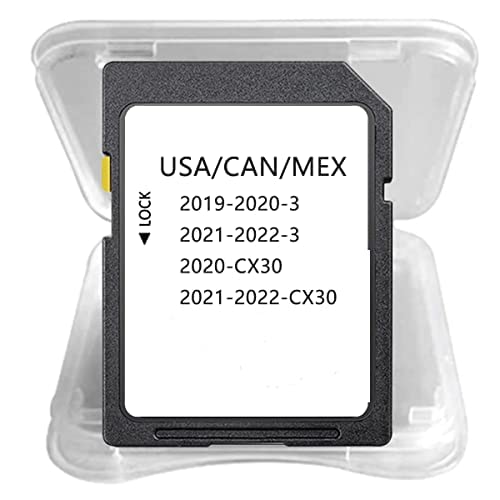 Latest Navigation SD Card Compatible with Mazda 3(2019-2022), Cx30(2020-2022), Navi.on Update Card for USA/CAN/MEX Map, BDGF-66-EZ1B