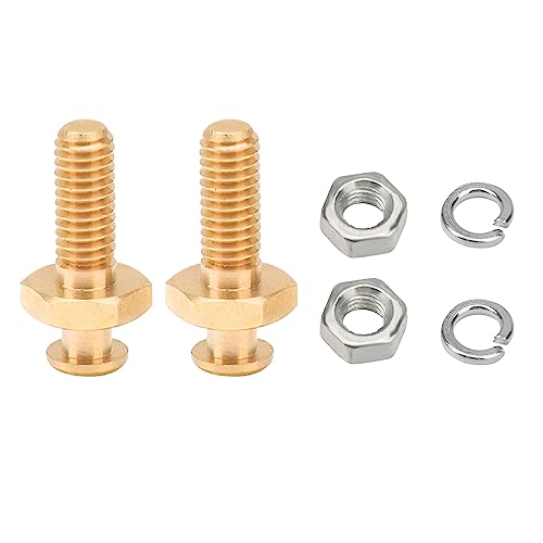 Haiouus 2 Set 20-40 Stainless Transmission Kickdown Stud Kit, for Transmission Kickdown Cables & for Carburetor Hookup - Includes Washer Nuts and Lockwasher