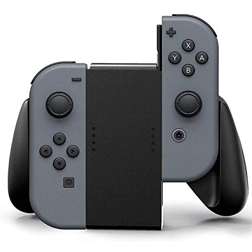 Grip Handle Bracket Support Holder, Joycon Comfort Grip for Nintendo Switch (Black)
