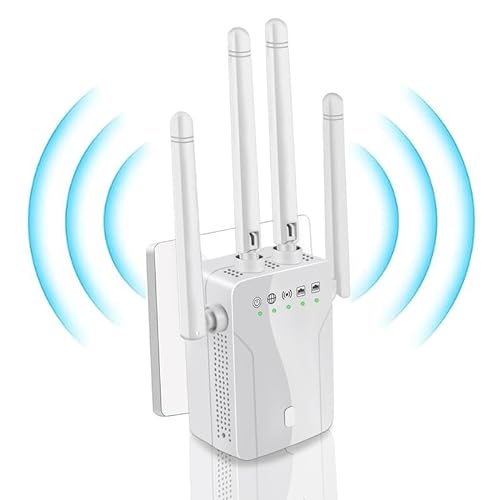 WiFi Extender Signal Booster for Home: Internet Repeater Range Covers Up to 8470 Sq.ft and 30 Devices