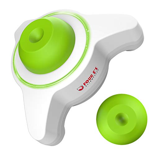 Mini Vortex Mixer with Extra Interchangeable Silicone Cap, Lab Vortex Shaker with Touch Function, 5600rpm, 6mm Orbital Diameter, for Acylic Paints, Nail Polish, Test Tubes, Green
