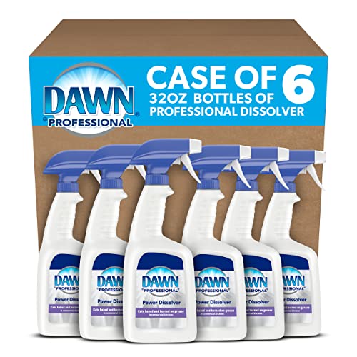 Dawn Professional Power Dissolver Spray, Bulk Degreaser Spray for Pots, Pans, Dishes, Stoves, Ovens and Grills in Commercial Restaurant Kitchens, 32 oz. (Case of 6)