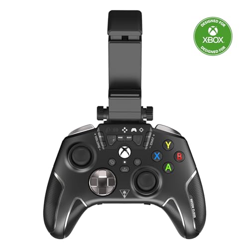 Turtle Beach Recon Cloud Wired Game Controller with Bluetooth for Xbox Series X|S, Xbox One, Windows, Android Mobile Devices  Remappable Buttons, Audio Enhancements, Superhuman Hearing  Black