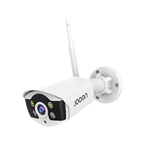 JOOAN WiFi Wireless Bullet Camera 3MP, IP67,Motion/Human Detection, and Alert,Floodlights, Local and Remote Access, for JOOAN WiFi Kit Security Camera System(with Two Way Audio)