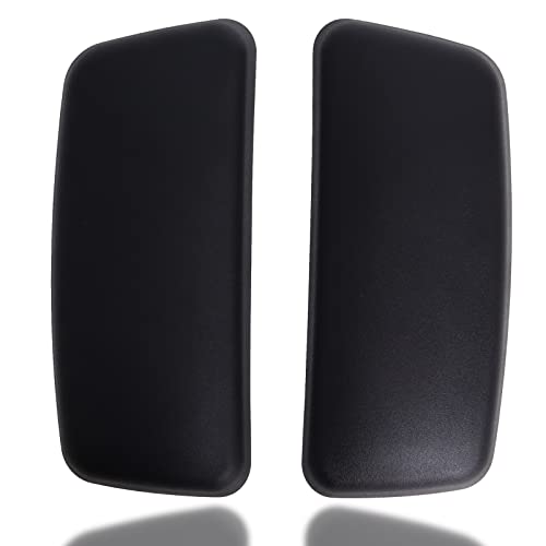 Arm Pads Caps Replacement for Haworth Zody Office Chair 1 Pair(Black)