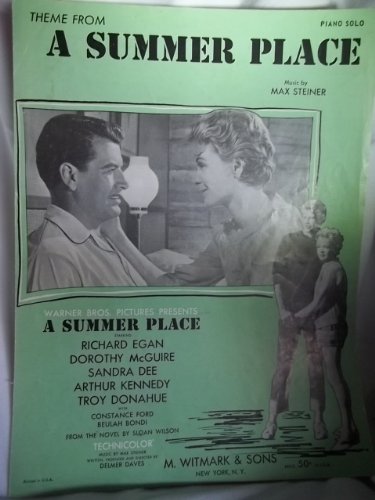 Theme From A Summer Place Sheet Music