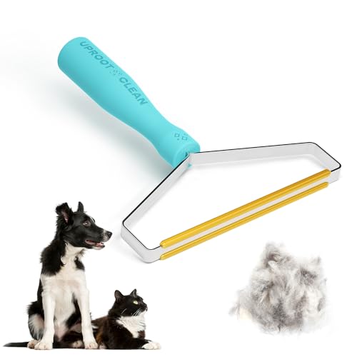Uproot Cleaner Lite - Dog Hair Remover for Multi Fabrics and Carpet Hair Removal Tool - Easy Dog Hair Remover for Car, Stairs & Rugs - by Uproot Cleaner Pro Pet Hair Remover Creators!