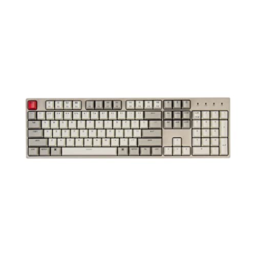 Keychron C2 Full Size Hot-swappable Wired Mechanical Keyboard Compatible with Mac, Keychron Brown Switch, 104 Keys ABS Retro Color Keycaps Gaming Keyboard for Windows, USB-C Type-C Braid Cable