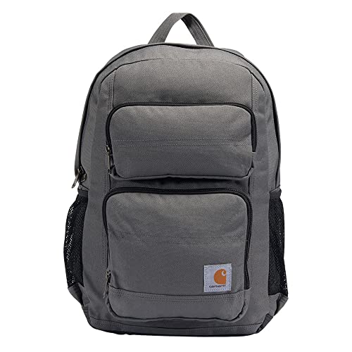 Carhartt Legacy Standard Work Backpack with Padded Laptop Sleeve and Tablet Storage, Grey