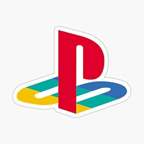 Pack of 6-2" Stickers -Playstation Logo Sticker by Awareness Vinyl