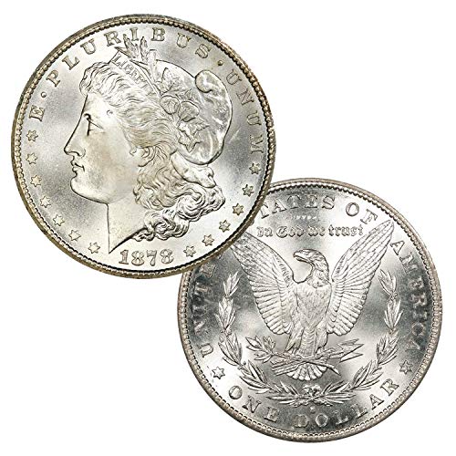 1878 S Morgan Silver Dollar BU $1 Brilliant Uncirculated
