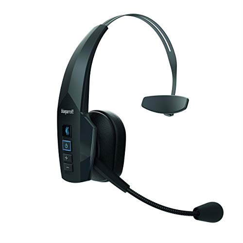 BlueParrott B350-XT Noise Cancelling Bluetooth Headset - Updated Design with Industry Leading Sound & Improved Comfort, Hands-Free Headset w/Expanded Wireless Range & IP54 Rated Protection (Renewed)