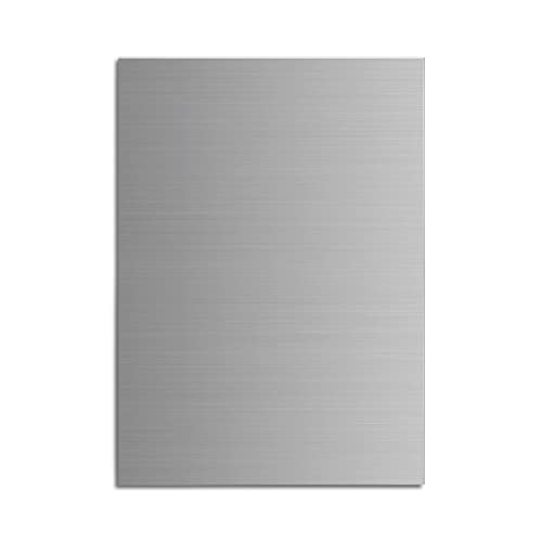 ACXFOND 5052H32 Aluminum Sheet Metal 12x17x1/4 Inch Thickness Large Aluminum Plate Covered with Protective Film, Heat Treatable Metal Aluminum Sheet for Welding, Industrial