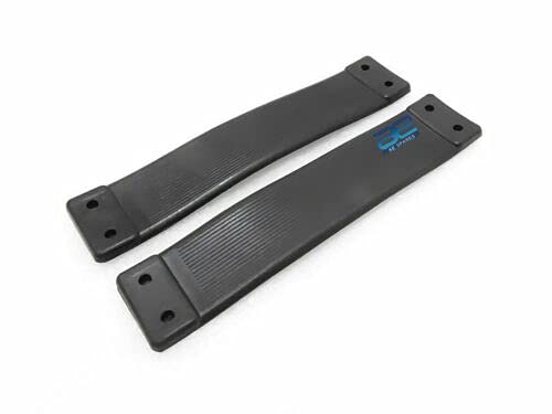 AEspares Suitable For Suzuki Samurai Door Straps Stop Straps Black Rubber Pair Cars