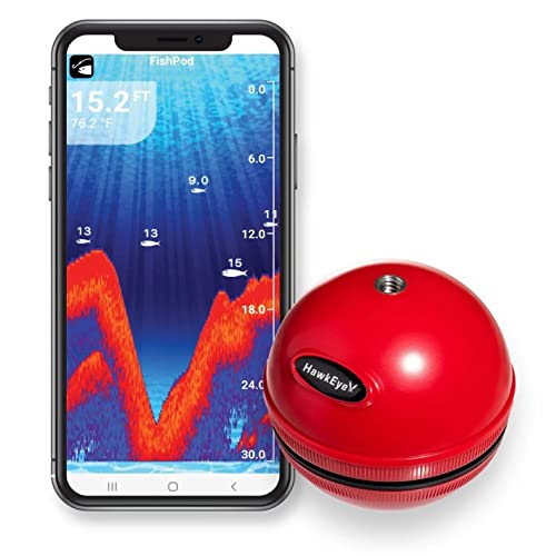 Hawkeye FishPod 5X Bluetooth Fish Finder