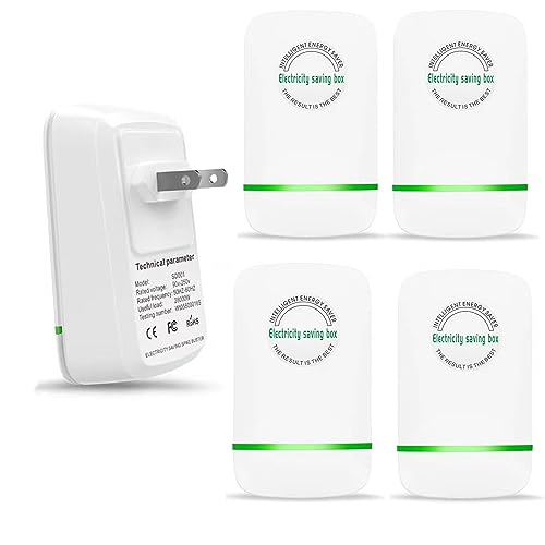 Pro Power Saver, 2024 New Stop-Watt Energy Saving Device, Household Office Power Saver Energy Saving Device Electricity Saving Box US Plug 90V-250V 30KW (4pcs)