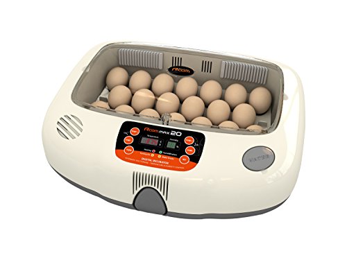 R-Com MX-20 Plastic/Metal Model Max 20 Automatic Digital Auto-Turning Egg Incubator