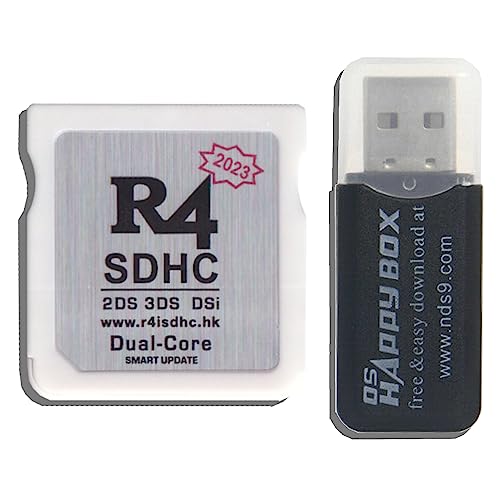 R4 2023 HK SDHC Dual Core Update Adapter Memory Card for NDS DS DSI 2DS 3DS New 2DS New 3DS XL, No Timebomb