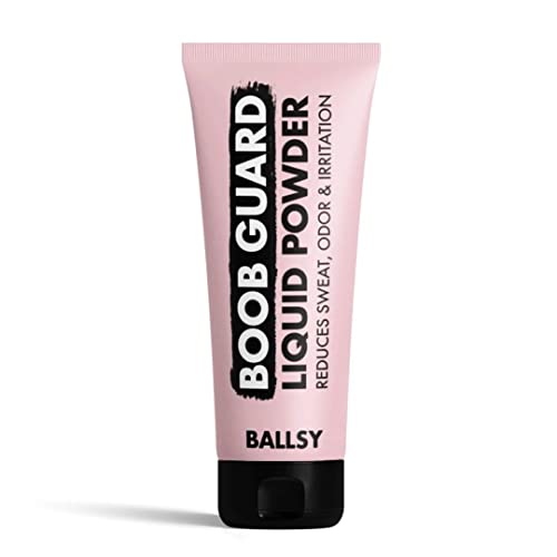 Ballsy Boob and Thigh Deodorant, Quick Drying Liquid Powder, Protects from Sweat, Odor, and Irritation 3.4 oz - Valentines Day Gifts for Him