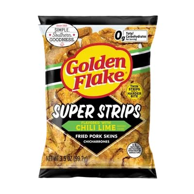 Golden Flake Chili Lime Super Strip 3.5oz/ 4pk