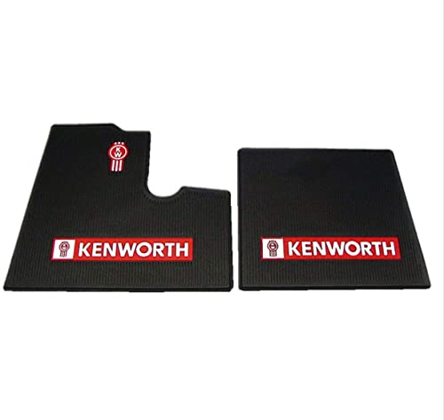 Kenworth T600, T800, W900 2001 & Older Models P-FMKWK841 Rubber Floor Mats-Set