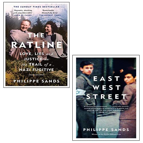 Philippe Sands 2 Books Collection Set (The Ratline, East West Street)