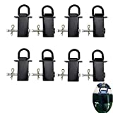 Hydraker 8pcs Heavy Duty Removable D-Ring Stake Pocket Tie Down Fit for Utility Trailers and Flatbeds Equipped with Stake Pockets