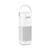 Pure Enrichment PureZone Mini Portable Air Purifier - Cordless True HEPA Filter Cleans Air & Eliminates 99.97% of Dust, Odors, & Allergens Close to You - Cars, School, & Office (White)