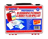 Rapid Care First Aid 839BBK-1 Premium Blood Borne Pathogen & Bodily Fluid Spill Kit, OSHA Compliant, Wall Mountable, 10" x 8" x 3 1/2"