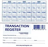 12 Check registers for Personal Checkbook - Checkbook Ledger Transaction Registers Log for Personal or Business Bank Checking Account, Saving Account, Deposit, Credit Card, and Large Booklet
