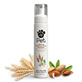 Oatmeal Waterless Foam - Grooming for Dogs and Cats, Soothe Sensitive Skin Formula with Aloe for Itchy Dryness for Pets, pH Balanced, Cruelty Free, Paraben Free, Made in USA