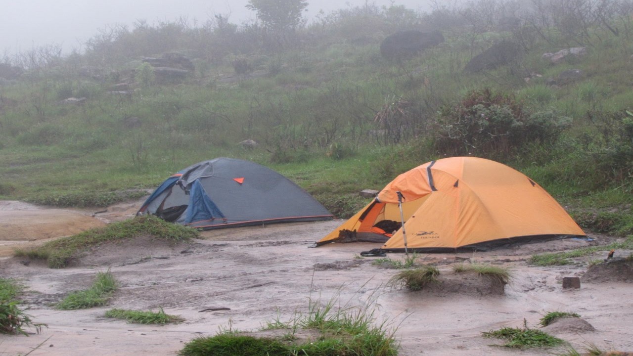 Rain and Thunder on a Tent: Dark Screen 10 Hours Relaxing rainfall and thunderstorm for sleeping, meditation, or studying.