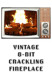 Vintage 8 Bit Crackling Fireplace