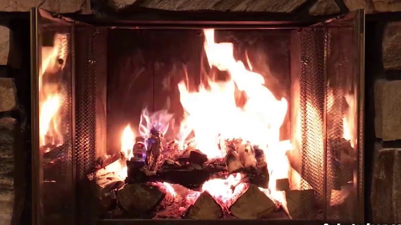 Stunning Fireplace Video - Relax, Study, Sleep