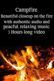Campfire - beautiful closeup on the fire - 3 hours long