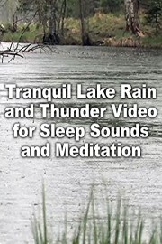 Tranquil Lake Rain and Thunder Video for Sleep Sounds and Meditation