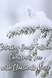 Relaxing Snow Fall on Christmas Tree with Classical Music
