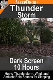 Thunder Storm: Dark Screen 10 Hours Heavy Thunderstorm, Wind, and Ambient Rain Sounds for Sleeping