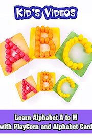 Learn Alphabet A to M with PlayCorn and Alphabet Card