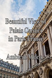 Beautiful View of Palais Garner in Paris France Ambient Video