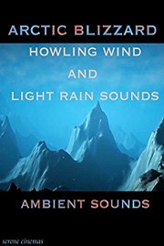 Arctic Blizzard - Howling Wind and Light Rain Sounds - Ambient Sounds