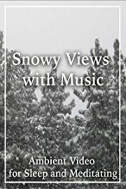 Snowy Views with Music Ambient Video for Sleep and Meditating