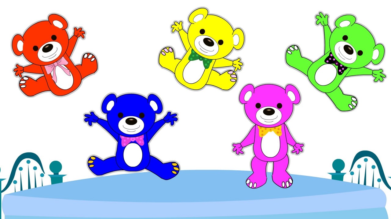 Five Little Bears - Nursery Rhymes Video for Kids