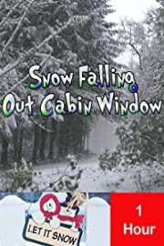 Snow Falling Out Cabin Window