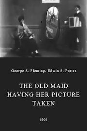 Old Maid Having Her Picture Taken