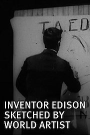 Inventor Edison Sketched by World Artist