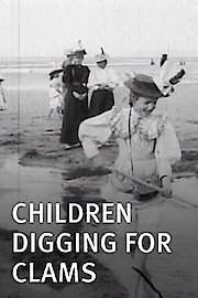 Children Digging for Clams