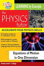 Physics Tutor: Equations Of Motion In One Dimension